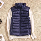 Lichtgewicht bodywarmer dames met donsvulling en winddicht ontwerp 11