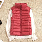 Lichtgewicht bodywarmer dames met donsvulling en winddicht ontwerp 14