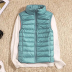 Lichtgewicht bodywarmer dames met donsvulling en winddicht ontwerp 3