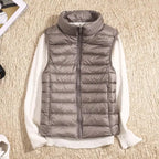 Lichtgewicht bodywarmer dames met donsvulling en winddicht ontwerp 4