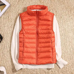 Lichtgewicht bodywarmer dames met donsvulling en winddicht ontwerp 5