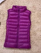 Lichtgewicht bodywarmer dames met donsvulling en winddicht ontwerp 7