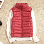 Lichtgewicht bodywarmer dames met donsvulling en winddicht ontwerp 8