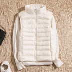 Lichtgewicht bodywarmer dames met donsvulling en winddicht ontwerp 9