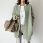 Lichtgewicht cardigan dames van katoenmix met losse pasvorm 6
