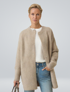 Lichtgewicht cardigan dames van katoenmix met losse pasvorm 7