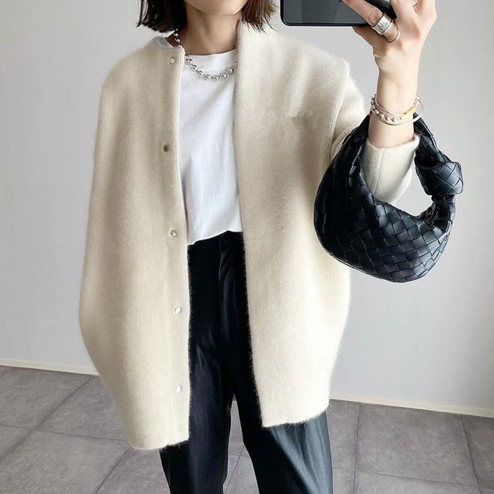 Lichtgewicht cardigan dames van katoenmix met losse pasvorm 8