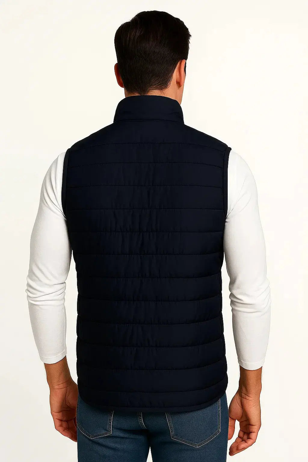 Lichtgewicht gewatteerde bodywarmer heren met regular fit 3