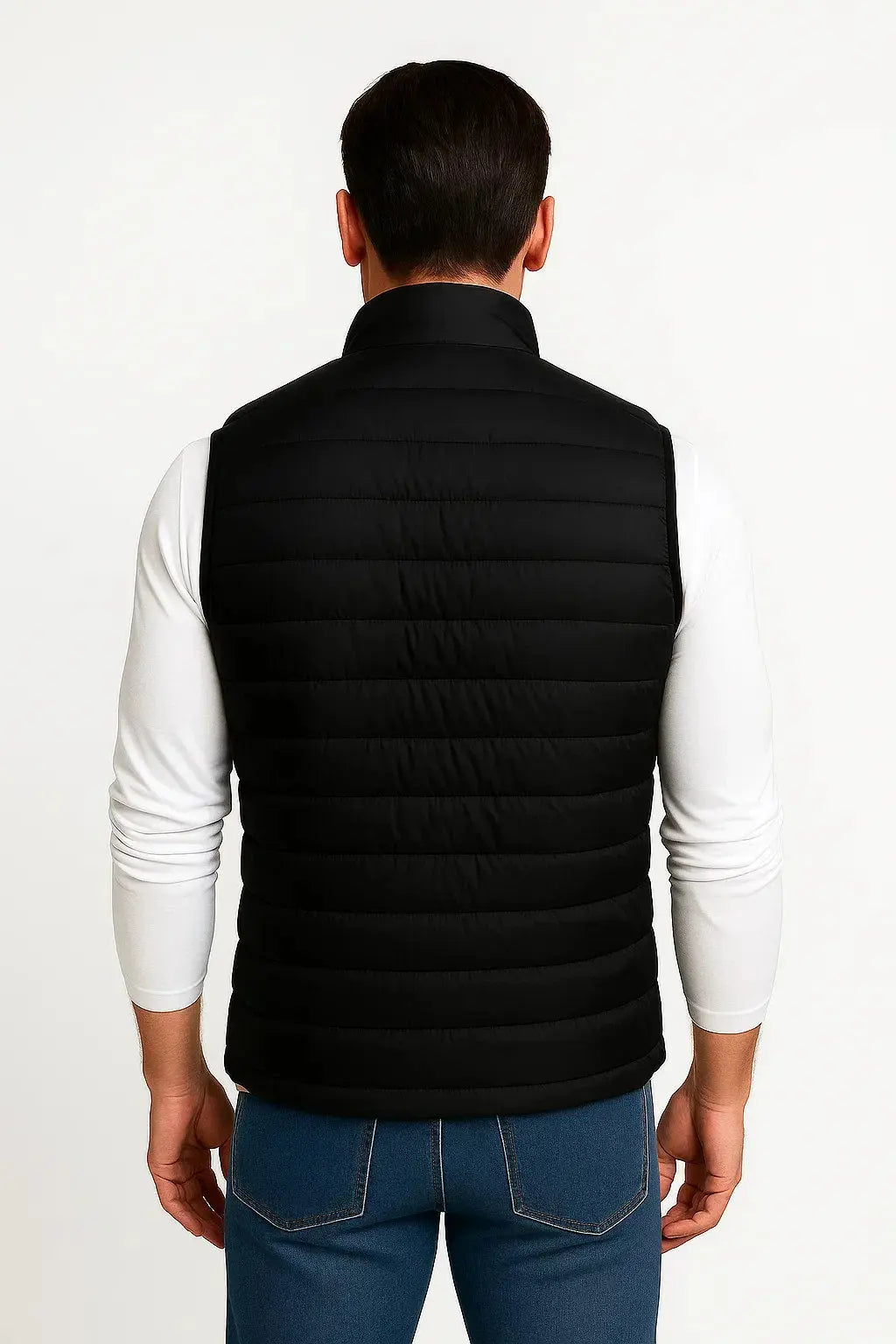 Lichtgewicht gewatteerde bodywarmer heren met regular fit 5