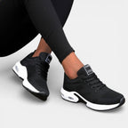 Lichtgewicht sneakers dames met ademend materiaal en gedempte zool 1