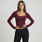 Longsleeve dames met comfortabele pasvorm 6