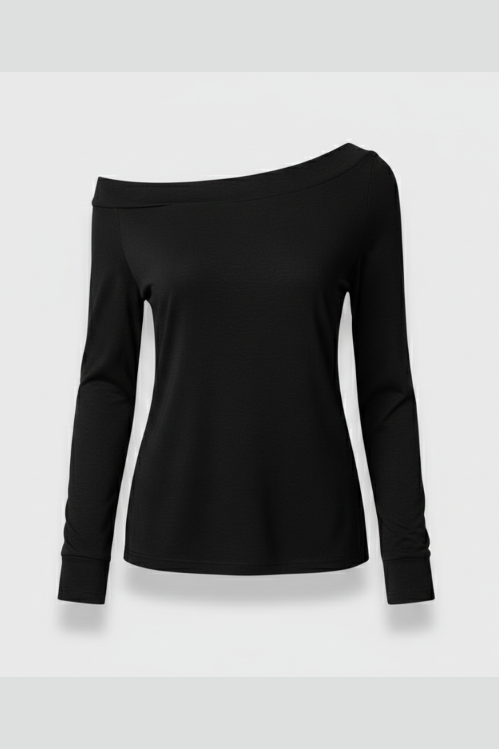 Longsleeve dames met off-shoulder hals en lange mouwen 6
