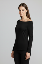 Longsleeve dames met off-shoulder hals en lange mouwen 9