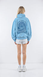 Eliza - Geborduurde hoodie dames