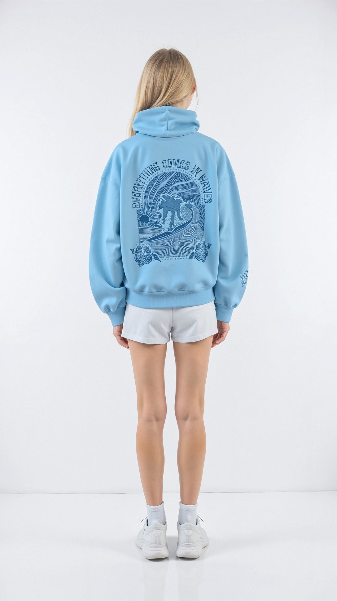Eliza - Geborduurde hoodie dames