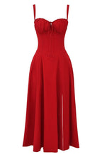 Mathilde - Midi jurk met corset dames