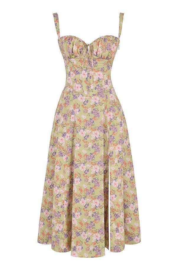 Mathilde - Midi jurk met corset dames
