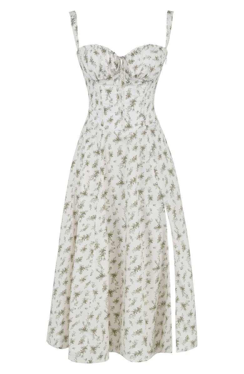 Mathilde - Midi jurk met corset dames