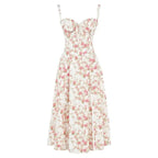 Mathilde - Midi jurk met corset dames