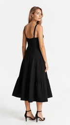 Mathilde - Midi jurk met corset dames