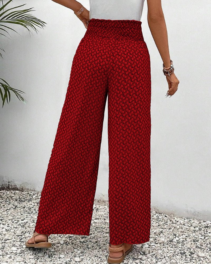 Camilla - Lichte broek met print dames