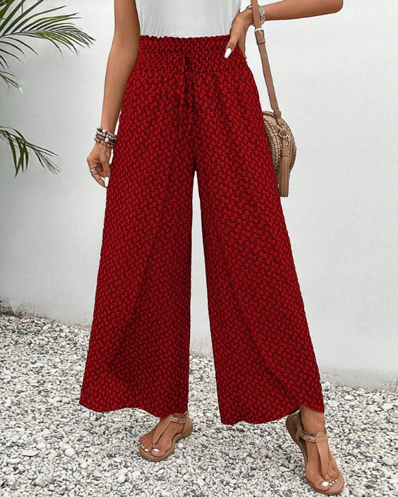 Camilla - Lichte broek met print dames