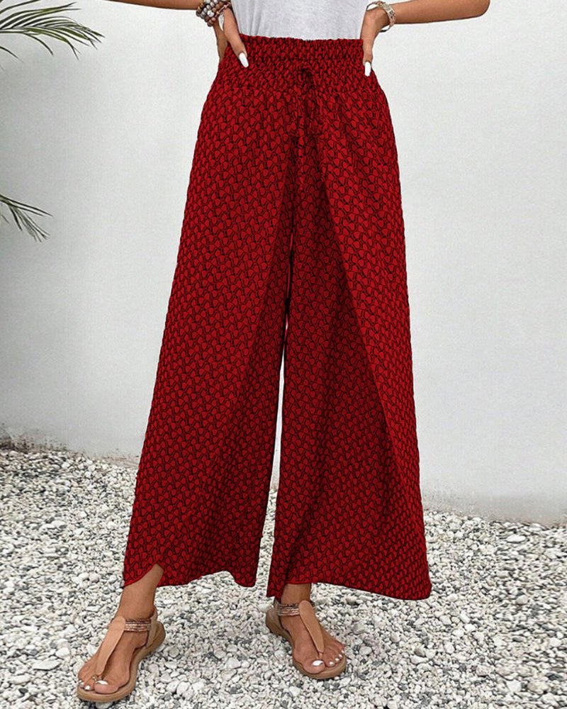 Camilla - Lichte broek met print dames