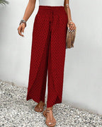 Camilla - Lichte broek met print dames