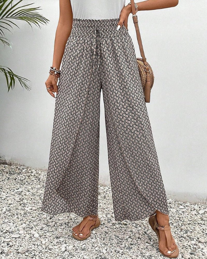 Camilla - Lichte broek met print dames