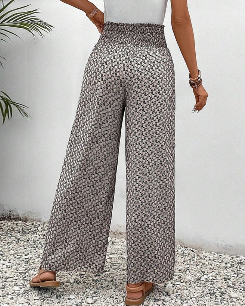 Camilla - Lichte broek met print dames