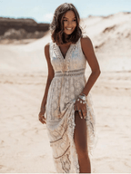 Zoeline - Maxi boho jurk van kant dames