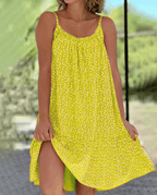 Iris - Casual midi jurk met print dames