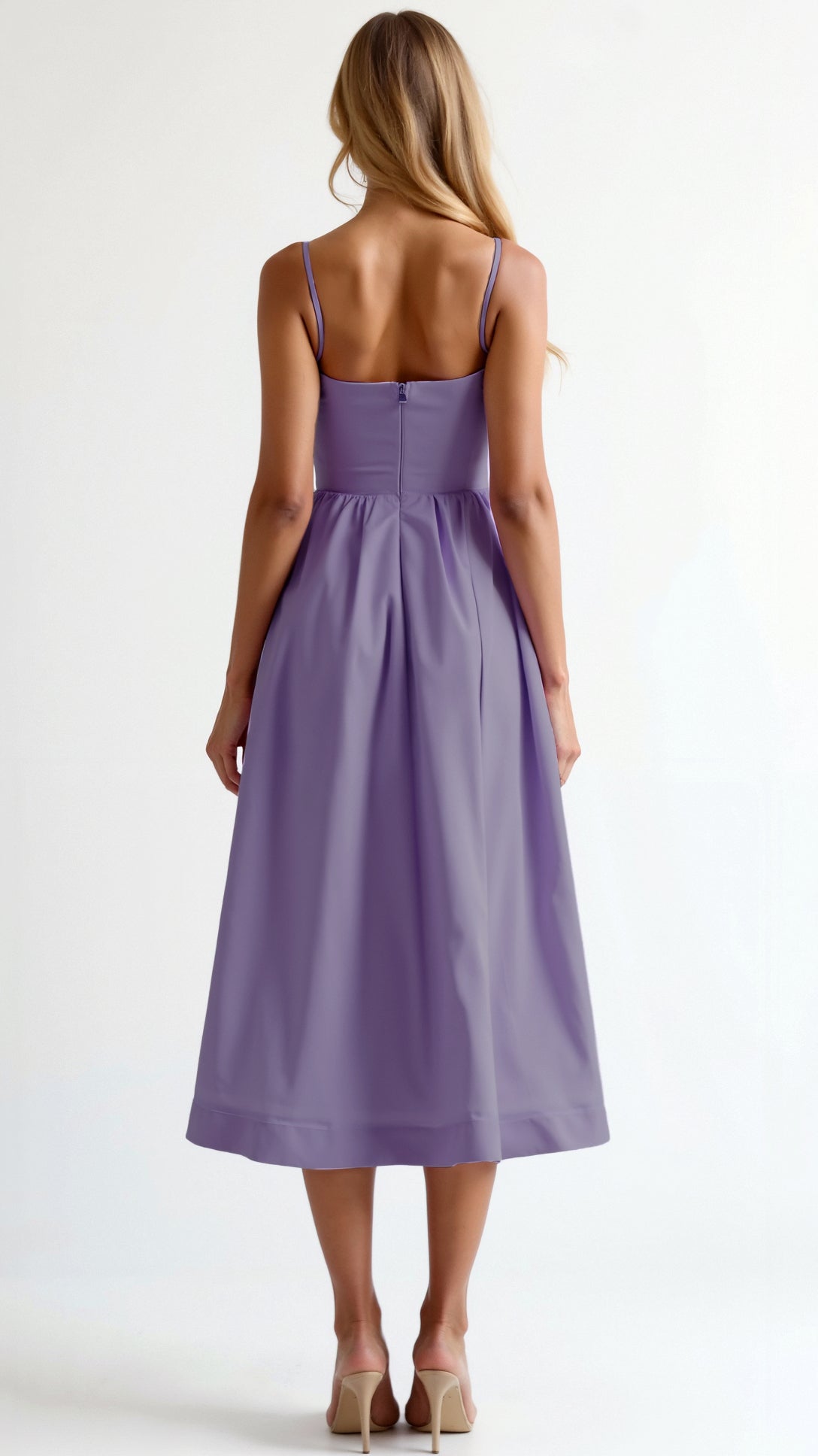 Laurine - Soepele midi jurk dames