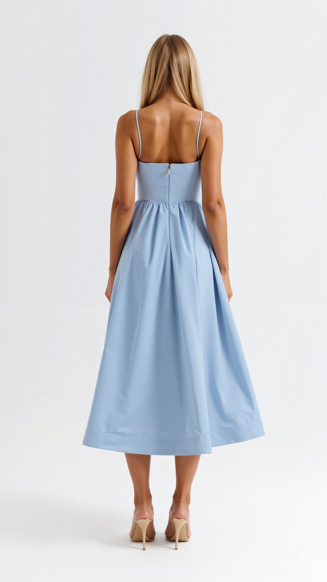Laurine - Soepele midi jurk dames