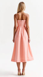 Laurine - Soepele midi jurk dames
