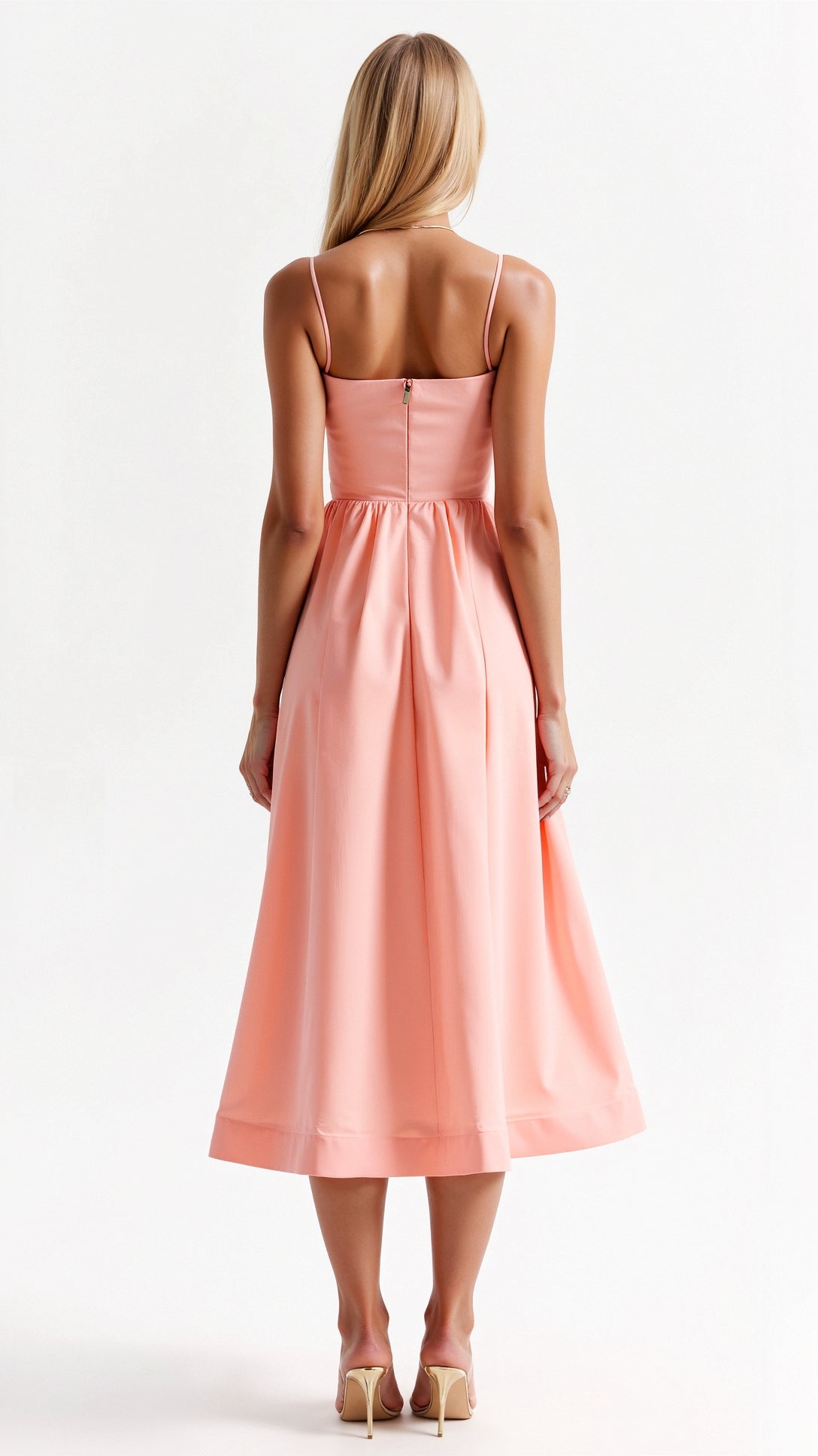 Laurine - Soepele midi jurk dames