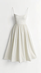 Laurine - Soepele midi jurk dames