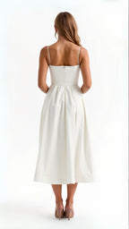 Laurine - Soepele midi jurk dames