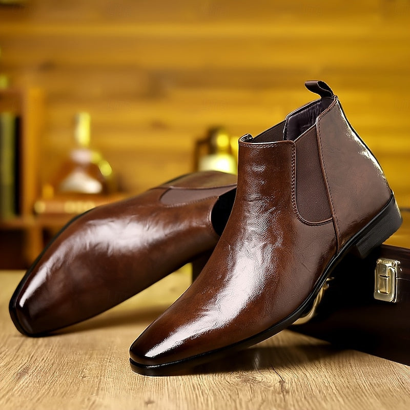 Nette schoenen heren chelsea met elastische inzet en instap 3