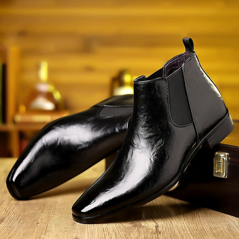 Nette schoenen heren chelsea met elastische inzet en instap 4