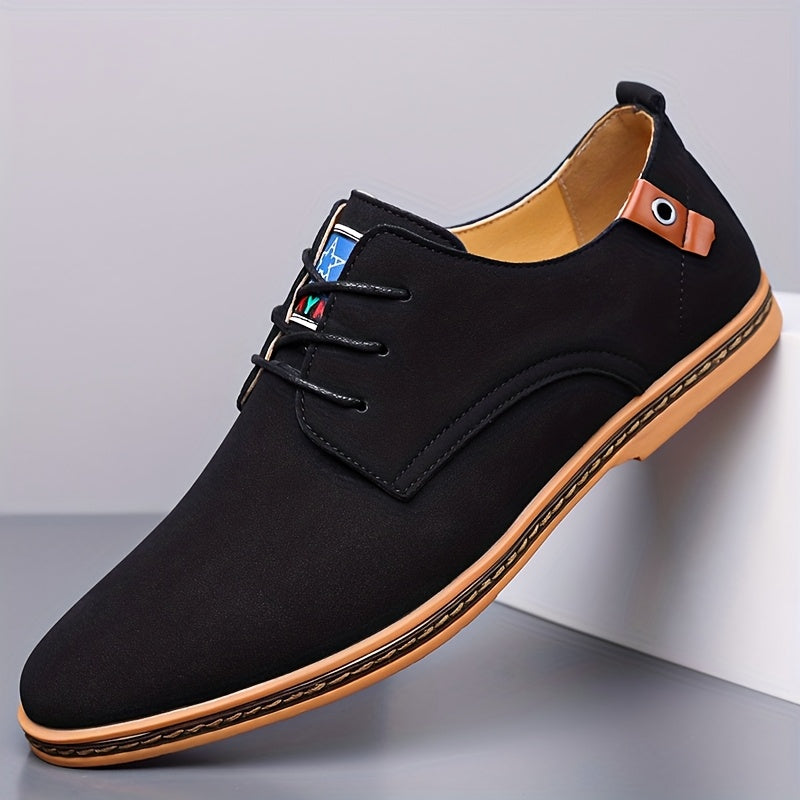 Nette schoenen heren met veters en gestikte zool 1