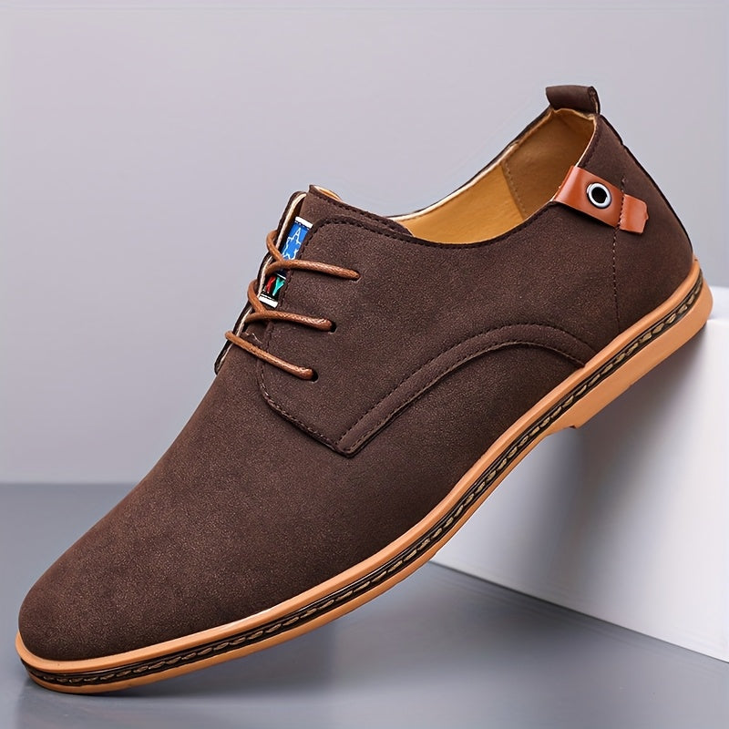 Nette schoenen heren met veters en gestikte zool 2