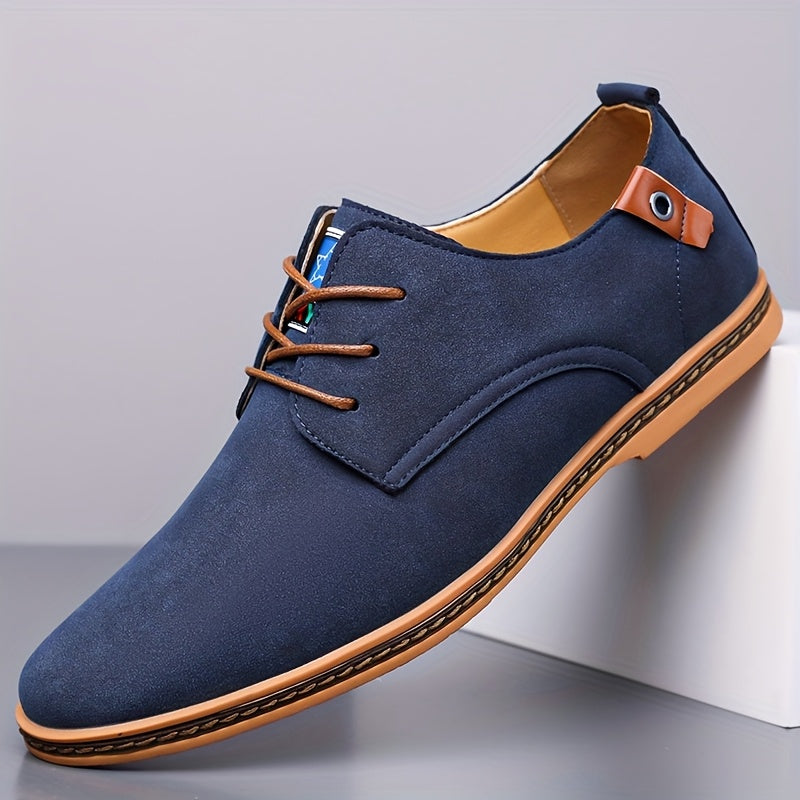 Nette schoenen heren met veters en gestikte zool 4