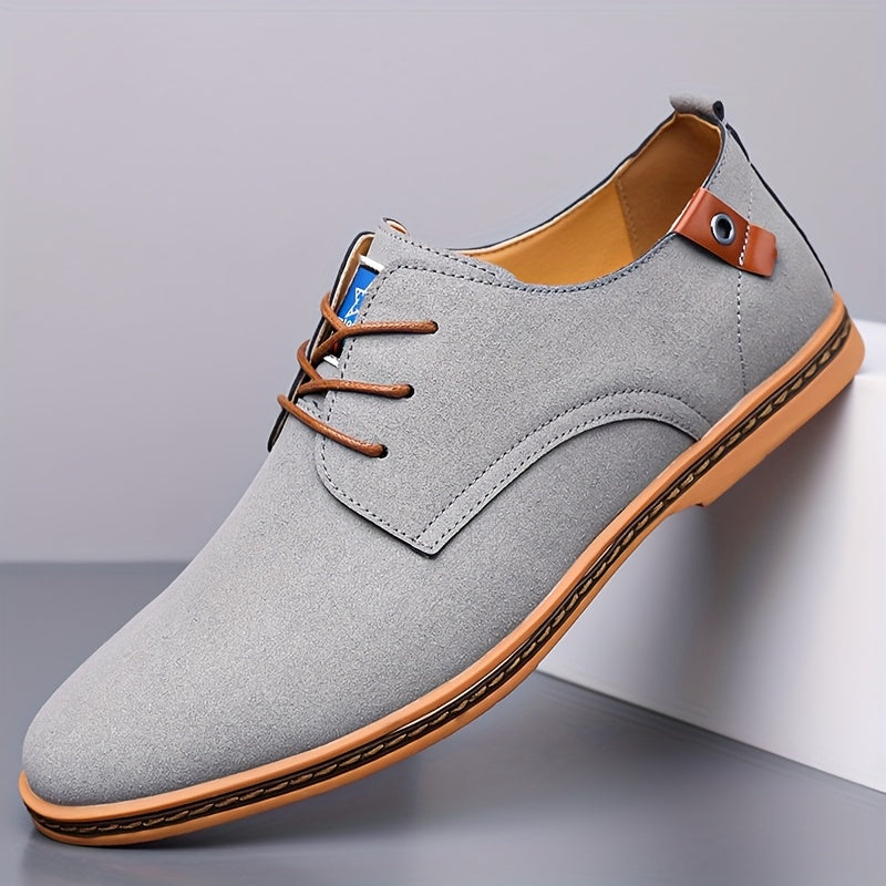 Nette schoenen heren met veters en gestikte zool 8