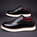 Nette schoenen heren met veters en wingtip-brogue 6