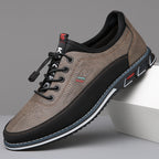 Nette schoenen heren van leer met elastische veters 4