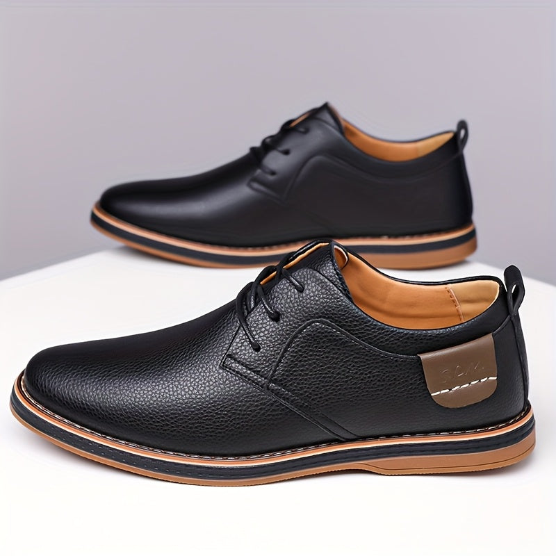 Nette schoenen heren van leer met veters 3