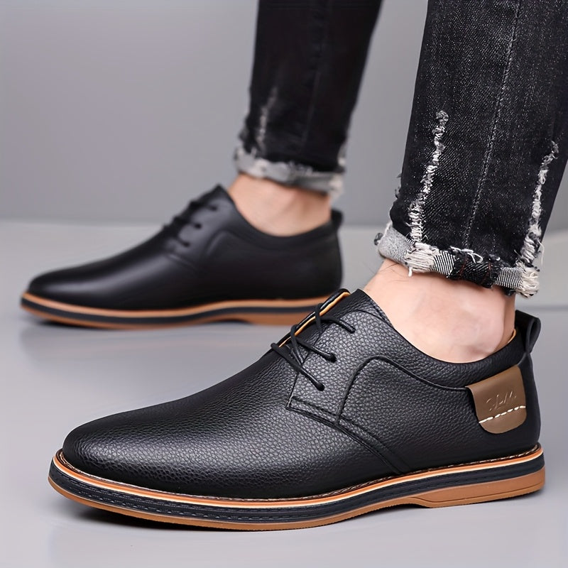 Nette schoenen heren van leer met veters 6
