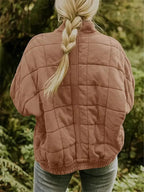 Oversized bomberjack dames met opstaande kraag en rits 20