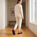 Pantoffels dames gevoerd met antislipzool 10